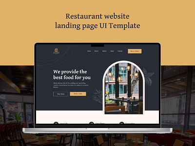 Restaurant design food foodzon restaurant uiux web website