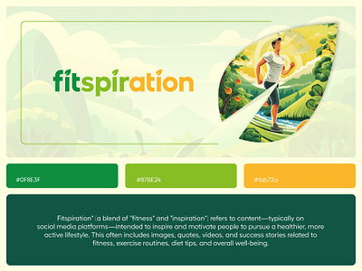 Fitspiration Branding active lifestyle brand guideline branding design fitness branding fitness goals fitness logo fitness motivation fitspiration fitspiration branding health branding healthy living holistic wellness identity logo logodesign minimal logo nature inspired logo organic health wellness logo