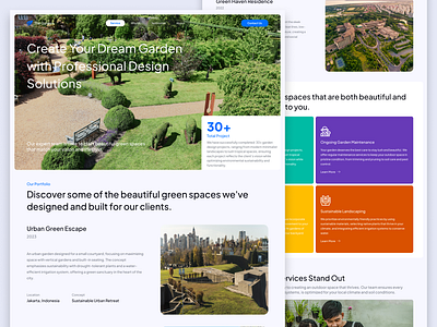 The Garden - Modern Garden Design Service explore design garden product design ui design ux design web design