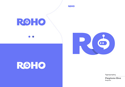 Modern Appointment setter AI logo for ROHO ai ai branding ai logo app app branding app icon appointment setter artificial intelligence logo bot logo brand identity brand style guide branding logo logo designer modern roho saas saas branding tech technology