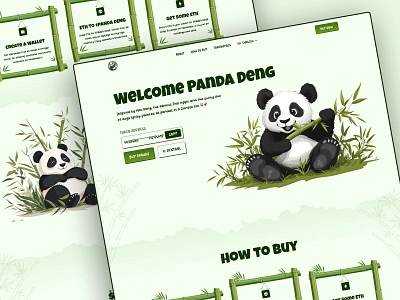 $Panda Meme Coin Website base base token coinmarketcap cryptocurrency degen elon floki meme inu landing page mem meme meme chain meme coin meme token panda shiba shiba token solana stonk website