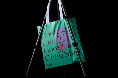 Cool Stuff - Tote Bag Design branding design graphic design illustration typography vector