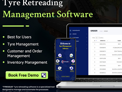 🚗✨ Boost Your Tyre Business Efficiency with Our Retreading Mana app development business management software crm crm software management app new launch software tyre business management tyre management software tyre remoulding tyre retreading tyresoli