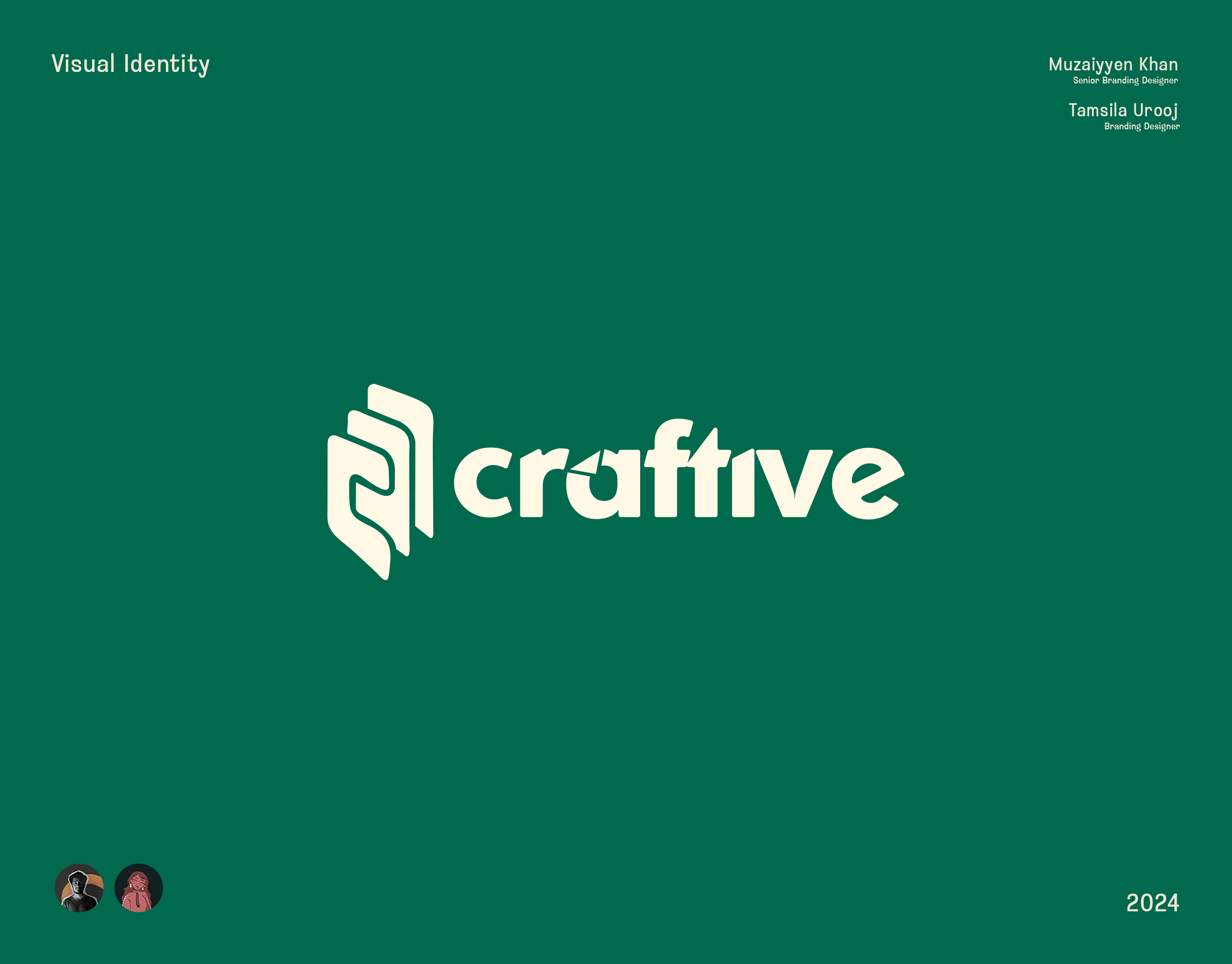 Craftive Visual Identity branding graphic design logo services visual identity