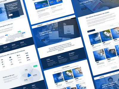 Redesigning the web experience to increase lead generation agency design design agency digital frontend hubspot it product ui ux uxui website