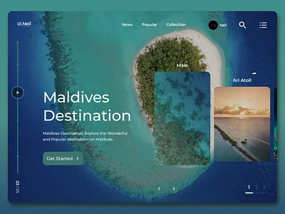 Maldives Web Design 3d animation app appdesign branding design graphic design illustration landing page logo maldives motion graphics ui uidesign ux uxdesign web web design website website design