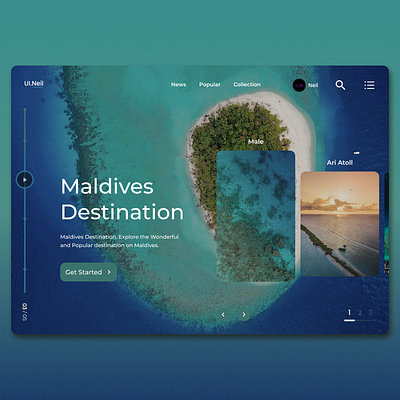 Maldives Web Design 3d animation app appdesign branding design graphic design illustration landing page logo maldives motion graphics ui uidesign ux uxdesign web web design website website design