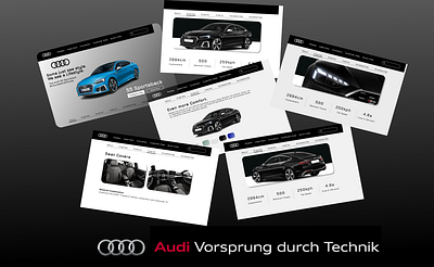 Audi Innovate: Sleek UI for a Sleek Ride 3d animation car design figma graphic design trending ui ux design