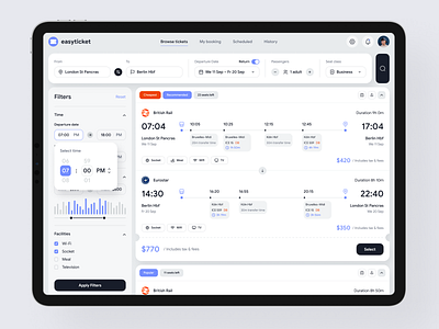 Ticket Booking Dashboard best web design cool website core app dashboard dashboard list modern ui table ui ui ui design ui ux ui ux design ux web app web application design web design web interface design web ui web ui design webdesign