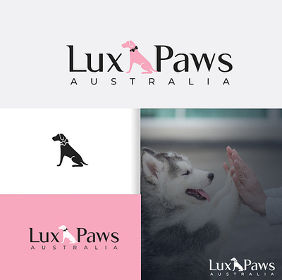 Pet grooming logo logo pet logo