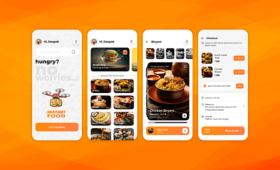 Concept Food Delivery app figma food delivery mobile ui