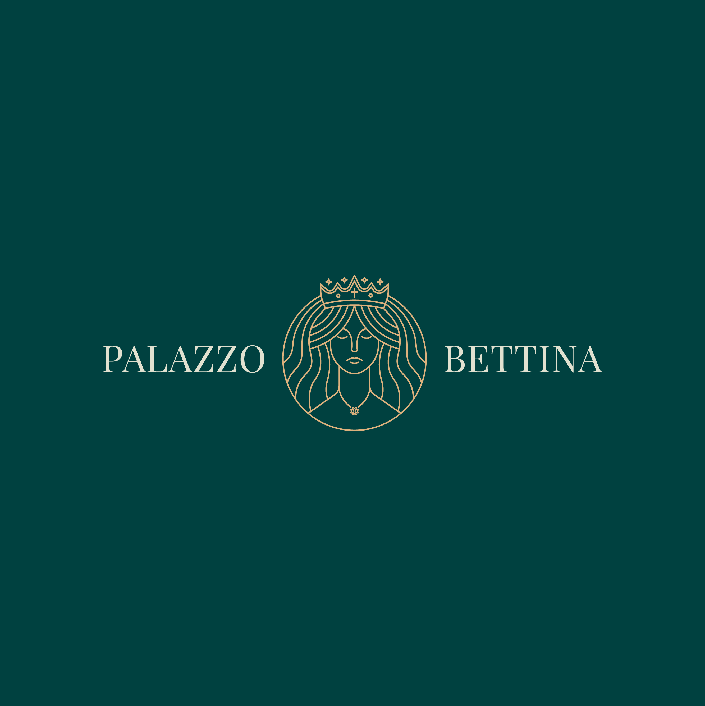 Palazzo Bettina Logo Design brand identity branding emblem logo high end logo hotel logo logo logo creation logo design luxury logo mascot logo visual identity