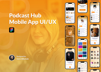 Podcast Mobile App - UX/UI design discovery figma mobile app music podcast ui ux