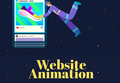 Website Animation animation graphic design illustration procreate ui vector web design