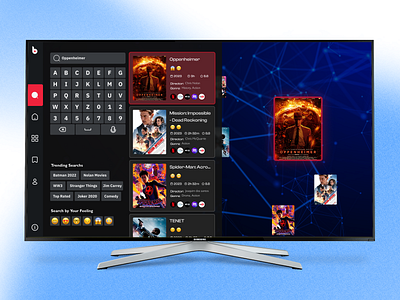 Binj TV App - AI-Powered Movie Recommendations for Android TV ai android animation movie tv ui