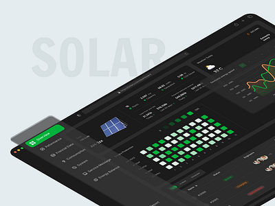 🌞Dashboard Monitoring Solar Energy dashboard enegry product design solar uiux