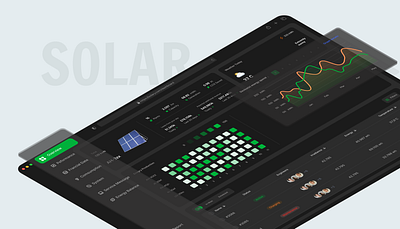 🌞Dashboard Monitoring Solar Energy dashboard enegry product design solar uiux