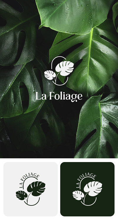 La Foliage Logo Design branding graphic design logo