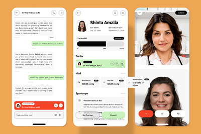 Tibb - Healthcare Mobile App application apps consultation design doctor healtcare help interface layout medical online screen ui ux wellness