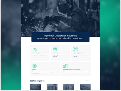 Site for welding company app blokchain branding company crypto dashboard design graphic design illustration landing logo site ui ux web3 welding