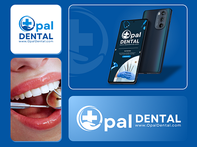 Opal Dental Logo Design