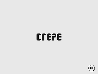 Crepe - clothing brand logo businesslogo clothinglogo creativelogo flatlogo foodlogo iconlogo wordmarklogo