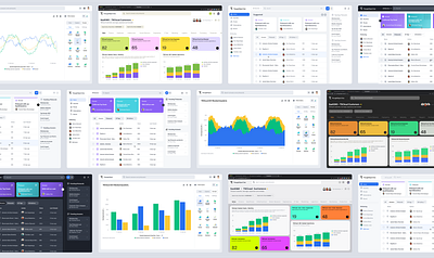 ThoughtSpot - Product Visioning 4 app b2b charts clean colors dashboard data management design style graphs product concept product design saas tables typography ui ui design ui kit ux web app web design