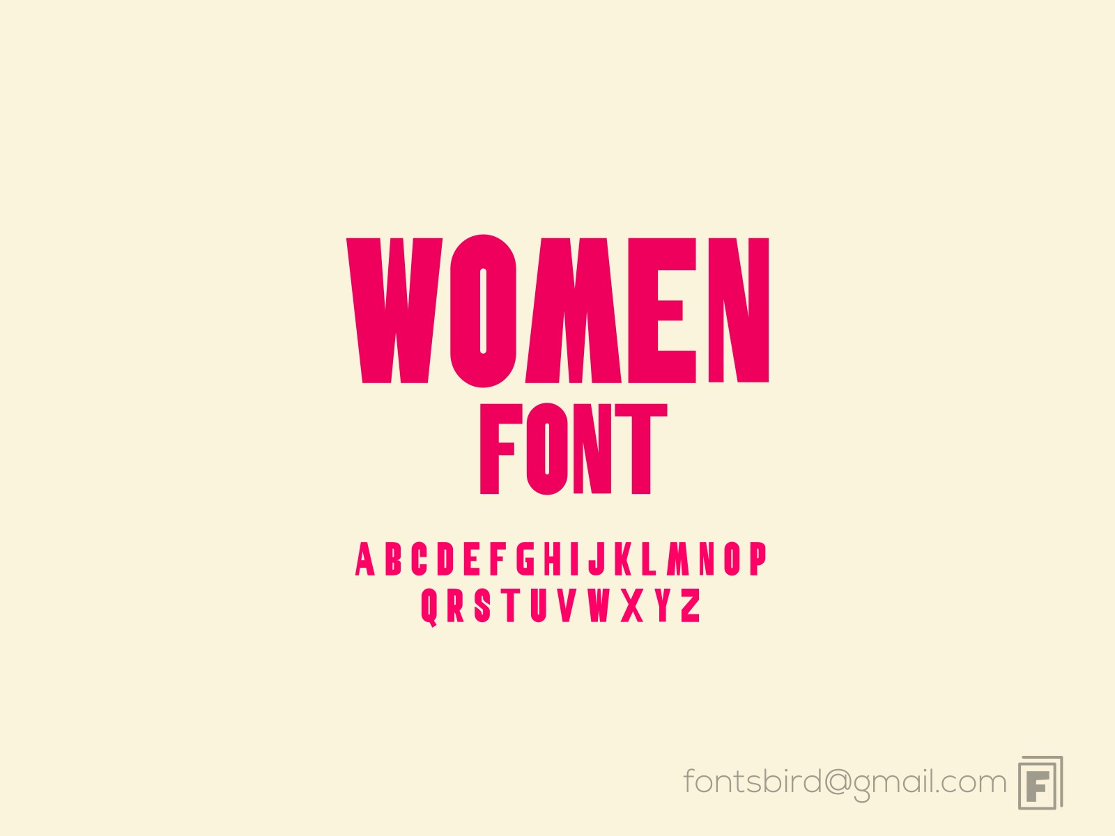 Example of I Will Design A Font For Your Business