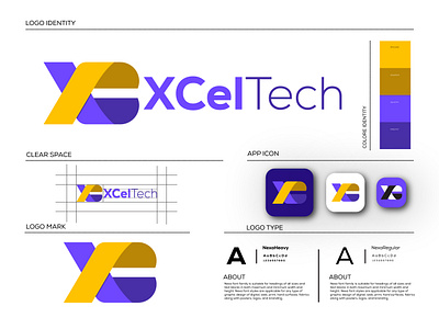 XC letter Tech Logo app icone badge badge logo branding design graphic design icone illustration logo logo design ui