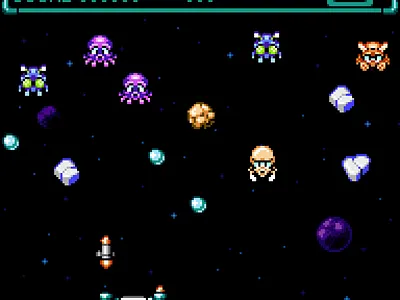 Pixel Art Illustration, Simple Game Scene game design graphic design illustration pixel art