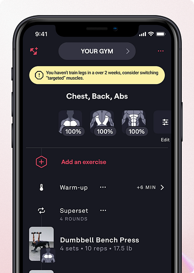 Fitbod Shames You app design product design product designer ui uxdesign