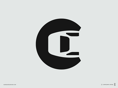 C Letter-mark branding business c car design letter logo mark minimal modern monogram negativespace sale samadaraginige simple