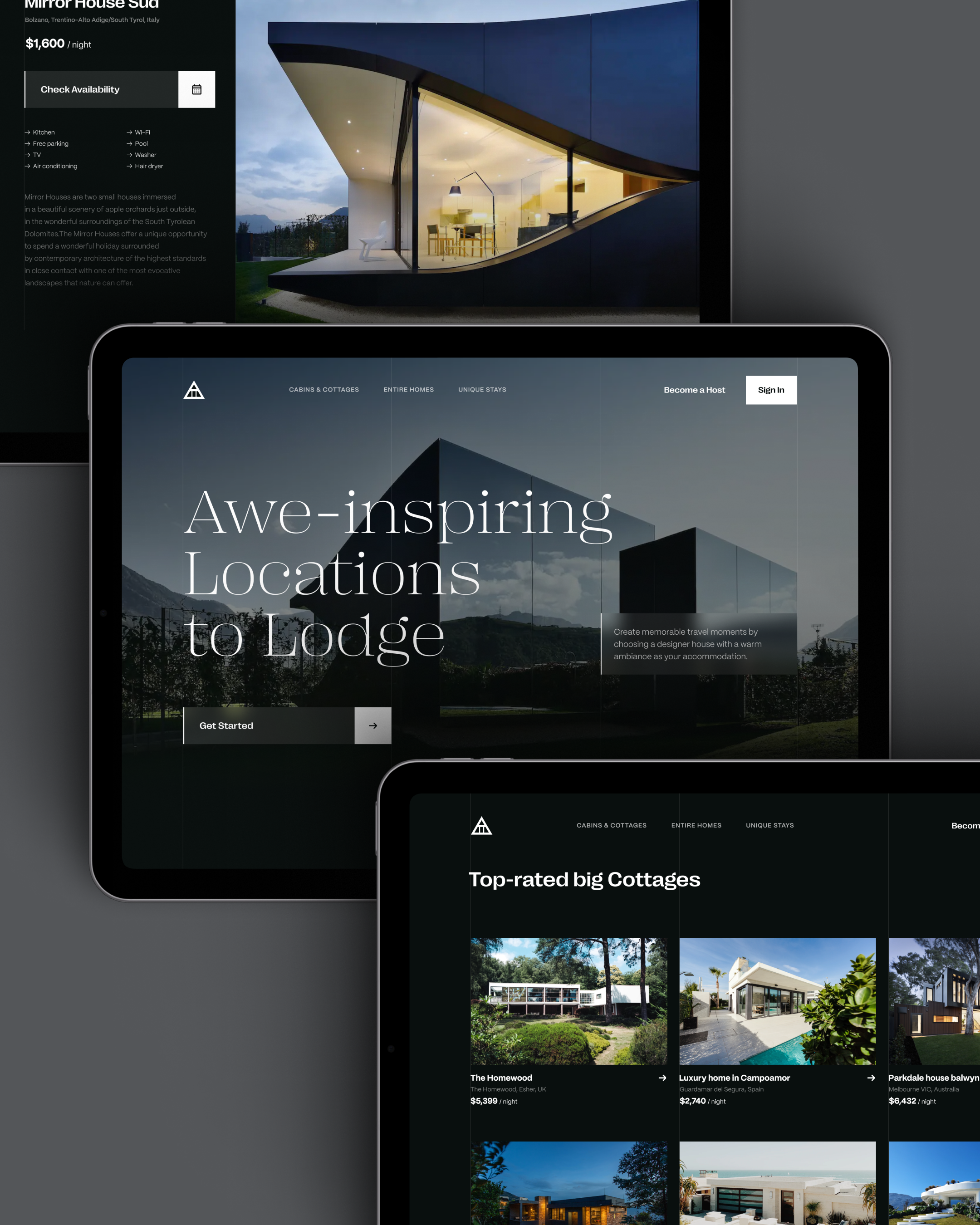 Example of Landing Page Design Concept