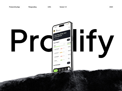 Prodify | Your Productivity Assistant app calendar clean clean ui focus illustration minimal minimalist mobile motivation prodify productivity productivity app todo ui ui kit