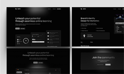 vanta astro dark dark mode e learning school tailwind template theme