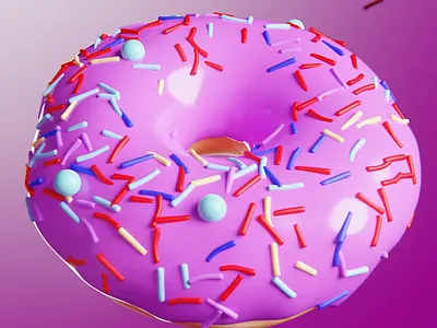 Donut 3d 3d art 3d model 3d printing 3d sculpting blender design