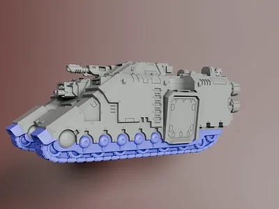 Tanks tracks conversion kit 40k Repulsor tank 3d 3d art 3d model 3d printing 3d sculpting blender warhammer