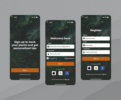 DAILY UI #001 - SING UP app dailyui design figma ios iosapp mobile mobileapp sign up ui uiux ux