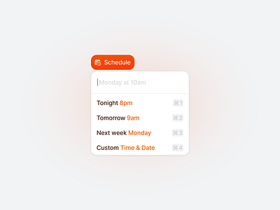 🌇 Schedule input dashboard dropdown dropdown menu interface design product design saas dashboard schedule scheduling select select menu software design ui design user interface design