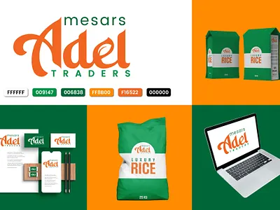 Mesars Adel Teaders Logo Design atik mansur atikmansur branding business card design graphic design illustration logo logo design motion graphics rice logo ui