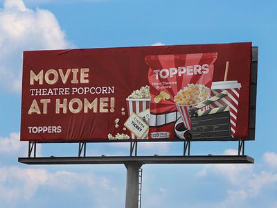 Movie Theatre Popcorn - Packaging advertising billboard brand narrative branding cinema design graphic design logo packaging popcorn product publicity