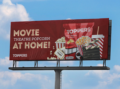 Movie Theatre Popcorn - Packaging advertising billboard brand narrative branding cinema design graphic design logo packaging popcorn product publicity