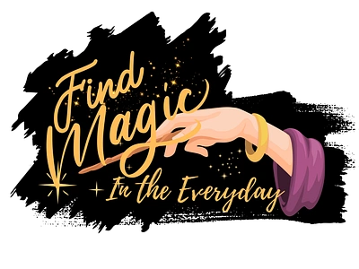 Find Magic In The Everyday creativetypography dailyinspiration design designquotes findingjoy god can judge graphic design liveinspired magicineveryday motivationaldesign positivevibes typography typographydesign whimsicalart