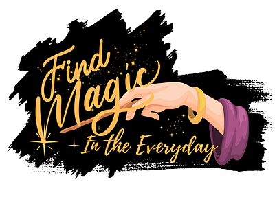 Find Magic In The Everyday creativetypography dailyinspiration design designquotes findingjoy god can judge graphic design liveinspired magicineveryday motivationaldesign positivevibes typography typographydesign whimsicalart