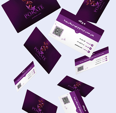 Visit Card-POKATE graphic design ui