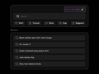 Clothing Shop - Search Ui clother shop clothing daily ui designer ecommerce interface product design search search bar searchui shop ui ui ui design ui designer ui search uiux user experience user interface ux design web ui