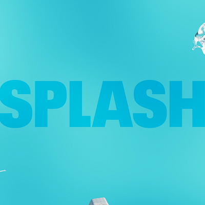 SPLASH 3d motion graphics