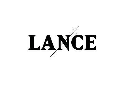 Lance logotype branding design graphic design logo