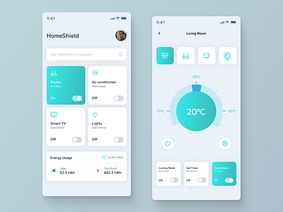 Home Monitoring System dailyui home home monitoring system mobile monitor system ui