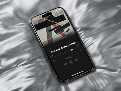 Museum Audio Guide App app design illustration typography ui user experience